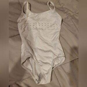 Never Worn Girls XS White Leotard